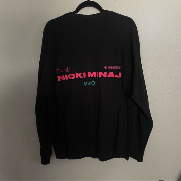rare limited edition nicki minaj chun li long sleeve - Picture 2 of 3